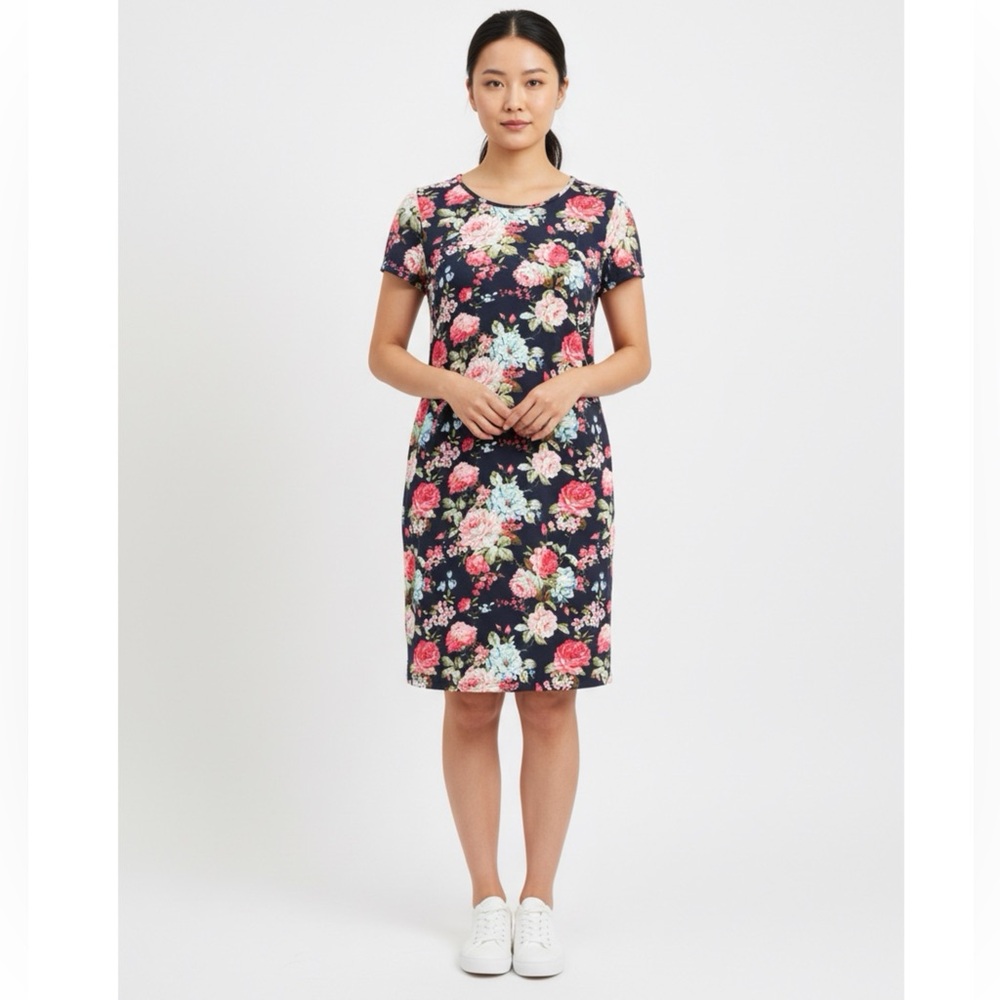 Chic Floral Midi Dress
